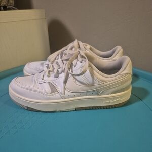 Nike Classic White and Gray Sneakers